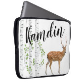 Personalisiertes Laptop-Gehäuse Hirsch Doe Buck Fo Laptopschutzhülle (Vorne Rechts)