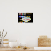 Personalisiertes Las Vegas Party ist hier Poster (Küche)