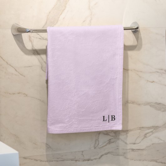 Personalisiertes Lavendel Badetuch Set