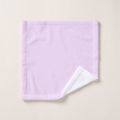 Personalisiertes Lavendel Badetuch Set (Waschlappen)