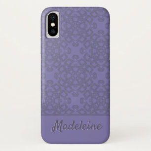 Personalisiertes Lavendelmuster Case-Mate iPhone Hülle