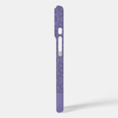 Personalisiertes Lavendelmuster Case-Mate iPhone Hülle (Rückseite / Links)