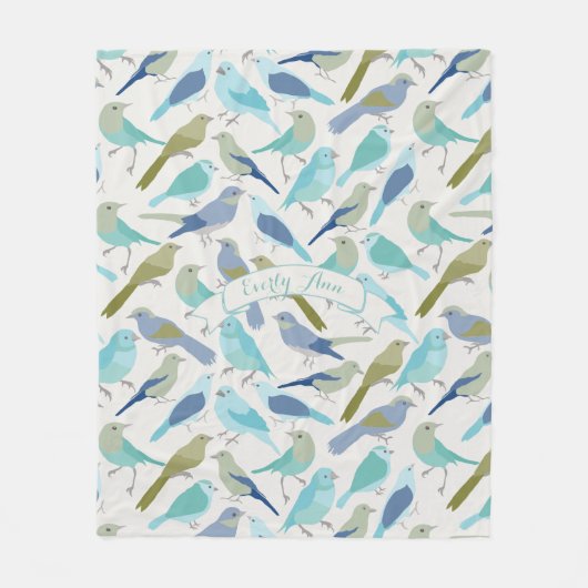 Personalisiertes Lavendelmuster für die serenity B Fleecedecke (Vorderseite)