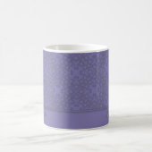 Personalisiertes Lavendelmuster Kaffeetasse (Mittel)