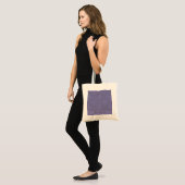 Personalisiertes Lavendelmuster Tragetasche (Vorderseite (Model))