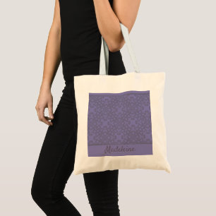 Personalisiertes Lavendelmuster Tragetasche