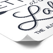 Personalisiertes Leben am Lago Print besser Poster (Ecke)