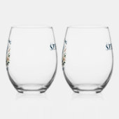 Personalisiertes Leben beginnt mit 40 Weinglas Weinglas Ohne Stiel (Links)