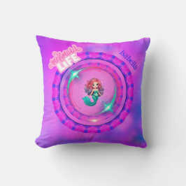 Personalisiertes Leben der Meerjungfrau, Kinder un Kissen