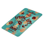 Personalisiertes Leben Eine Reise zu einer Zeit Magnet (Linke Seite)