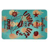 Personalisiertes Leben Eine Reise zu einer Zeit Magnet (Horizontal)