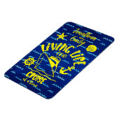 Personalisiertes Leben Eine Reise zur Zeit Magnet (Linke Seite)