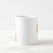 Personalisiertes Leben im Herbst Kaffeetasse (Mittel)