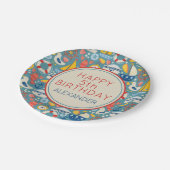 Personalisiertes Leben in der niedlichen Nautische Pappteller (Schrägansicht)