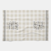 Personalisiertes Leben ist besser auf dem Fluss Ka Geschirrtuch (Horizontal)