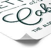 Personalisiertes Leben ist besser in der Kabine Poster (Ecke)