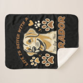 Personalisiertes Leben ist besser mit einem Labrad Sherpadecke (Vorderseite (Horizontal))