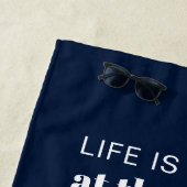 Personalisiertes Leben ist ein besserer Familienur Strandtuch (Beispiel)