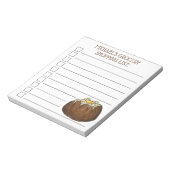 Personalisiertes Lebensmittelgeschäft Idaho Notizblock (Rotiert)