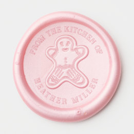 Personalisiertes Lebkuchen Wachssiegel Selbstklebend