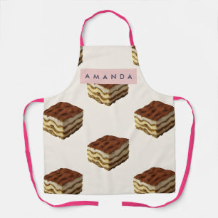 Personalisiertes leckeres Tiramisu-Dessert-Muster Schürze