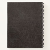 Personalisiertes Leder Küche Utensils Rezept Buch (Rückseite)