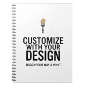 Personalisiertes leeres Firmen-Branded-Notizbuch Notizblock (Vorderseite)