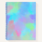 Personalisiertes Lefty-Notebook - Niedliche Blumen Notizblock (Vorderseite)