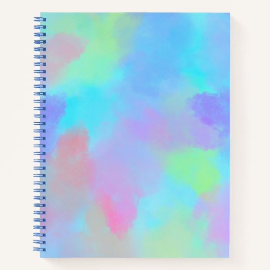 Personalisiertes Lefty-Notebook - Niedliche Blumen Notizblock (Vorderseite)