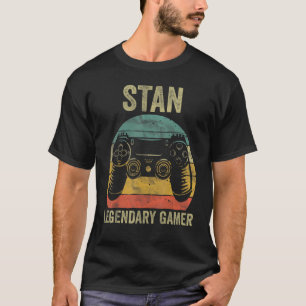 Personalisiertes Legendäres Gamer-Shirt Stan Name T-Shirt