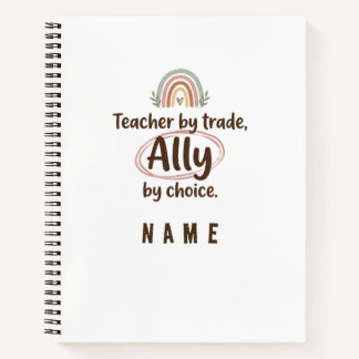Personalisiertes Lehrer-Allie-Notizbuch - Benutzer Notizblock