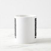 Personalisiertes Lehrer-Dank-Schiefertafel-Herz Kaffeetasse (Mittel)