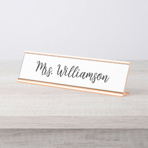 Personalisiertes Lehrer-Manager-Geschenk Büroschmu Schreibtischnamensplakette