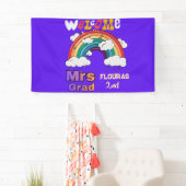 Personalisiertes Lehrer-Willkommens-Regenbogen-Kla Banner (Insitu)