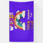 Personalisiertes Lehrer-Willkommens-Regenbogen-Kla Banner (Vertikal)