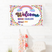 Personalisiertes Lehrer-Willkommensschild | Benutz Banner (Insitu)