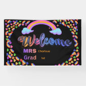 Personalisiertes Lehrer-Willkommensschild | Benutz Banner (Horizontal)