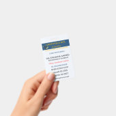 Personalisiertes Lehrerabzeichen | Sicher Ausweis (Handheld)