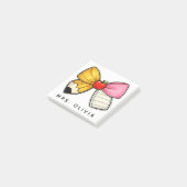 Personalisiertes Lehrergeschenk | Benutzerdefinier Post-it Klebezettel (angewinkelt)