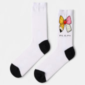 Personalisiertes Lehrergeschenk | Benutzerdefinier Socken (Linkes Detail)