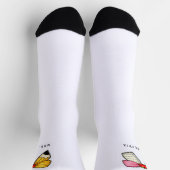 Personalisiertes Lehrergeschenk | Benutzerdefinier Socken (Oben)