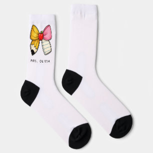 Personalisiertes Lehrergeschenk Benutzerdefinier Socken