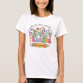 Personalisiertes Lehrergeschenk T-Shirt (Vorderseite)