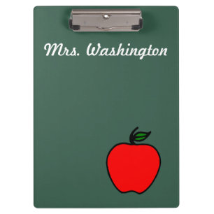 Personalisiertes Lehrerpflanzen-Schulclipboard-Ges Klemmbrett