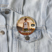 Personalisiertes Leichtathletik-Foto-Button Button (Beispiel)
