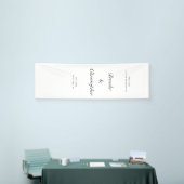 Personalisiertes Leinen-Willkommensschild – Maßges Banner (Messeveranstaltung)