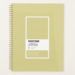Personalisiertes Lemon Grass Notebook Individuel Planer