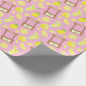 Personalisiertes Lemonade Standwackelpapier Geschenkpapier (Ecke)