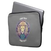 PERSONALISIERTES LEO ZODIAC-SIGN LAPTOPSCHUTZHÜLLE (Vorderseite Links)