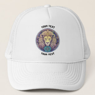 PERSONALISIERTES LEO ZODIAC-SIGN TRUCKERKAPPE